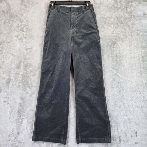 Uniqlo Pants - Uniqlo Comptoir des Cotonniers Pants Womens XS Gray Corduroy Wide Leg Stretch